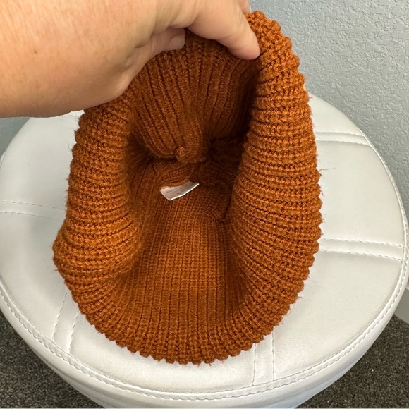 Dutch Bros Knit Cap Burnt Orange OS VINTAGE - Picture 4 of 5